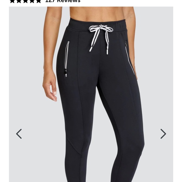 Tail Activewear Eleanor Black Noir Joggers XL - Picture 2 of 5